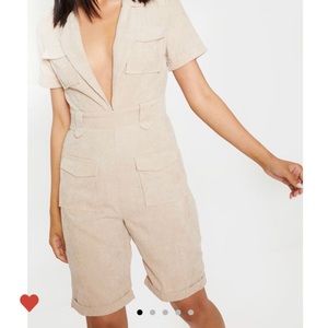 Tan Jumpsuit Rompee